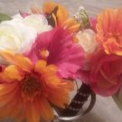 Silk Flower Bridesmaid Bouquet