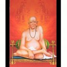 Swami Samarth Sparkle Print  Wall Sticker Poster Without Frame (20 X 28 Inches)