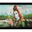 Elegant Shiva Sparkle Printed Sticker Poster Without Frame (20 X 28 Inches)