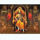 Shivaji Maharaj Maratha Warrior Sparkle Printed Wall Sticker Poster Without Frame (20 X 28 Inches)