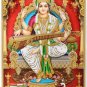 Vintage Indian Goddess Sarswati Poster Without Frame (25 X 36 Inches)