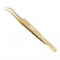 6PCS Complete Gold Titanium Coated Volume Tweezer