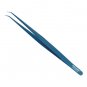 6PCS Complete Blue Titanium Coated Volume Tweezers