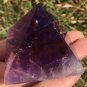 164g Large Natural beautiful Amethyst Quartz Crystal Pyramid Healing #ZH38