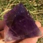 164g Large Natural beautiful Amethyst Quartz Crystal Pyramid Healing #ZH38