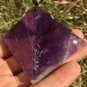 164g Large Natural beautiful Amethyst Quartz Crystal Pyramid Healing #ZH38