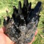 886g Natural beautiful smoky black quartz cluster crystal specimen healing JQ53