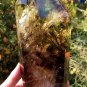 TOP!! Large Natural transparent double-headed citrine crystal quartz tower 1067g