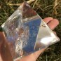 TOP!! Large Natural beautiful Rock Crystal Quartz Crystal Pyramid Healing  #ZH38