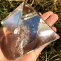 TOP!! Large Natural beautiful Rock Crystal Quartz Crystal Pyramid Healing  #ZH38