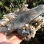 1200g Natural beautiful smoky black quartz cluster crystal specimen healing