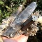 1200g Natural beautiful smoky black quartz cluster crystal specimen healing