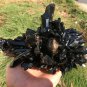 1392g Natural beautiful smoky black quartz cluster crystal specimen healing JQ54