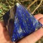 236g Large Natural beautiful lazurite Quartz Crystal Pyramid Healing #ZH43