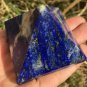236g Large Natural beautiful lazurite Quartz Crystal Pyramid Healing #ZH43
