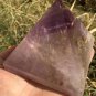 846g Large Natural beautiful Amethyst Quartz Crystal Pyramid Healing  #ZH37