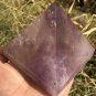 846g Large Natural beautiful Amethyst Quartz Crystal Pyramid Healing  #ZH37