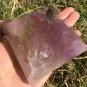 846g Large Natural beautiful Amethyst Quartz Crystal Pyramid Healing  #ZH37