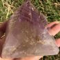 846g Large Natural beautiful Amethyst Quartz Crystal Pyramid Healing  #ZH37