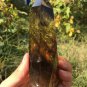 TOP!! Large Natural transparent double-headed citrine crystal quartz tower 730g