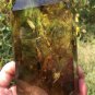 TOP!! Large Natural transparent double-headed citrine crystal quartz tower 730g