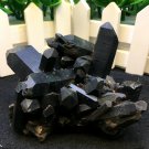 339g Natural beautiful smoky black quartz cluster crystal specimen healing JCHL1