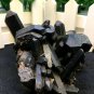 339g Natural beautiful smoky black quartz cluster crystal specimen healing JCHL1