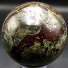 1441g Natural Dragon blood Stone Crystal Ball Sphere Lot Aura Chakra Healing