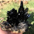 1123g Natural beautiful smoky black quartz cluster crystal specimen healing JQ55