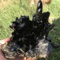1123g Natural beautiful smoky black quartz cluster crystal specimen healing JQ55
