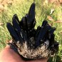 1123g Natural beautiful smoky black quartz cluster crystal specimen healing JQ55