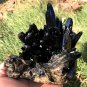 1123g Natural beautiful smoky black quartz cluster crystal specimen healing JQ55