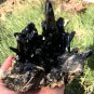 1123g Natural beautiful smoky black quartz cluster crystal specimen healing JQ55
