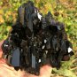 403g Natural smoky black  quartz cluster crystal specimen healing #JQ66
