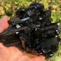 403g Natural smoky black  quartz cluster crystal specimen healing #JQ66