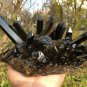 2581g Natural smoky black quartz cluster crystal specimen healing #JQ67