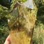TOP!! Large Natural transparent double-headed citrine crystal quartz tower 1038g