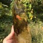 TOP!! Large Natural transparent double-headed citrine crystal quartz tower 1038g