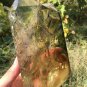 TOP!! Large Natural transparent double-headed citrine crystal quartz tower 1038g