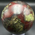 1395g Natural Dragon blood Stone Crystal Ball Sphere Lot Aura Chakra Healing#ZH8