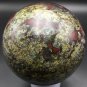 1395g Natural Dragon blood Stone Crystal Ball Sphere Lot Aura Chakra Healing#ZH8