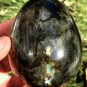 352g Natural Labradorite Egg Crystal Rough Polished From Madagascar LC16