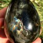 352g Natural Labradorite Egg Crystal Rough Polished From Madagascar LC16