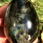 352g Natural Labradorite Egg Crystal Rough Polished From Madagascar LC16