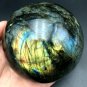 794g Natural beautiful Labradorite ball Crystal Polished From Madagascar LQ8