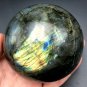 794g Natural beautiful Labradorite ball Crystal Polished From Madagascar LQ8