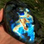 964g Natural Labradorite Love heart Crystal Rough Polished From Madagascar LC18