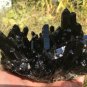 1297g Natural smoky black quartz cluster crystal specimen healing JQ18