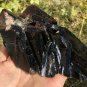 837g Natural smoky black quartz cluster crystal specimen healing JC9