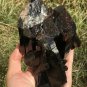837g Natural smoky black quartz cluster crystal specimen healing JC9